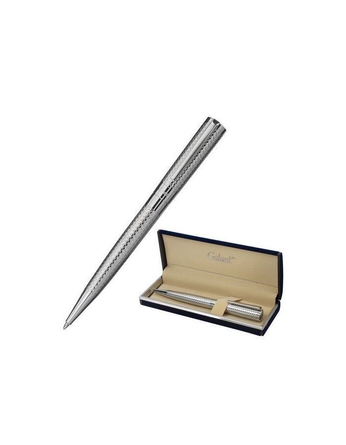 Ручка подарочная шариковая GALANT "ETUDE", корпус серебристый, детали хром, узел 0,7 мм, синяя, 143506
Ручка подарочная шариковая GALANT "ETUDE", корпус серебристый, детали хром, узел 0,7 мм, синяя, 143506