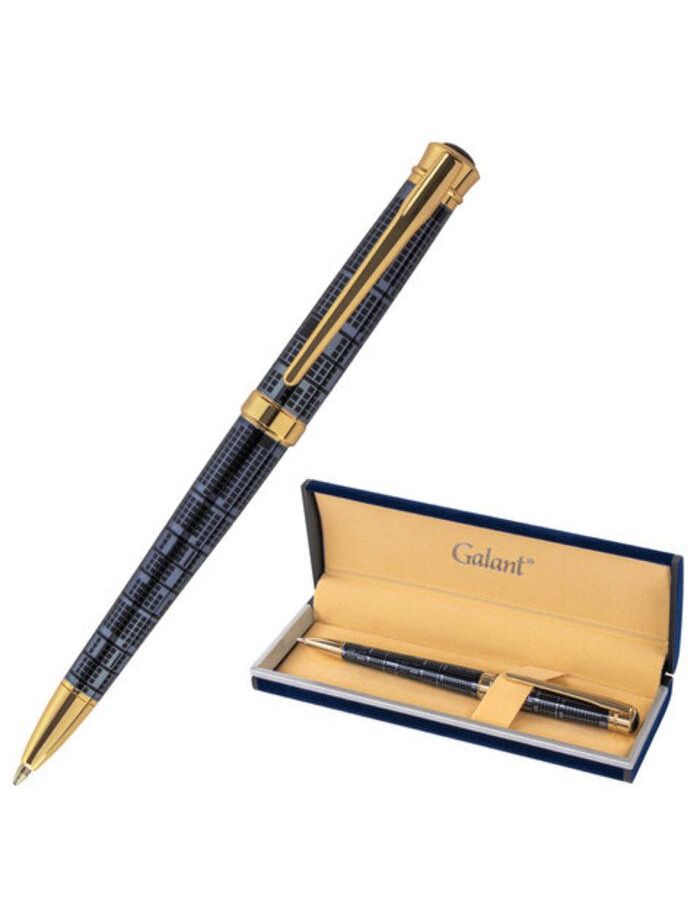 Ручка подарочная шариковая GALANT "TRAFORO", корпус синий, детали золотистые, узел 0,7 мм, синяя, 143512
Ручка подарочная шариковая GALANT "TRAFORO", корпус синий, детали золотистые, узел 0,7 мм, синяя, 143512