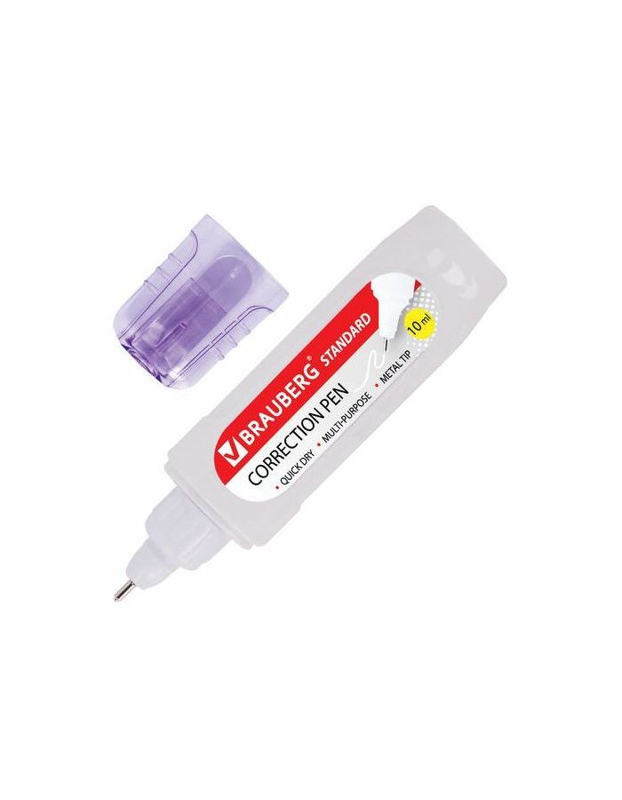 Ручка-корректор BRAUBERG, 10 мл, металлический наконечник, в упаковке с подвесом, 222059, (10 шт.)
Ручка-корректор BRAUBERG, 10 мл, металлический наконечник, в упаковке с подвесом, 222059, (10 шт.)
