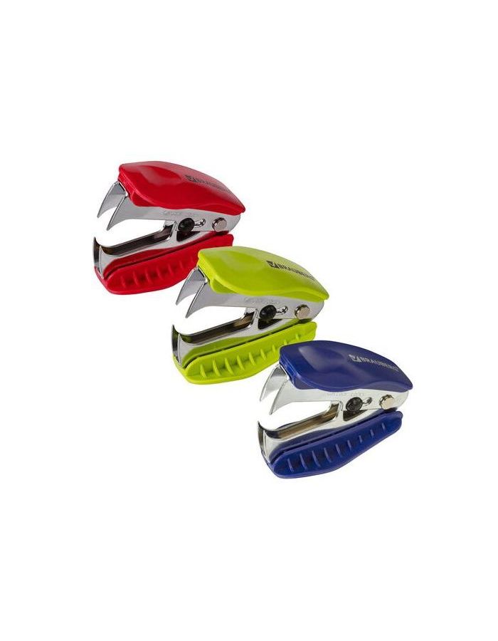 Антистеплер для скоб №10 и №24/6, BRAUBERG "METROPOLIS", с фиксатором, ассорти, 228745 (10 шт.)
Антистеплер для скоб №10 и №24/6, BRAUBERG "METROPOLIS", с фиксатором, ассорти, 228745 (10 шт.)