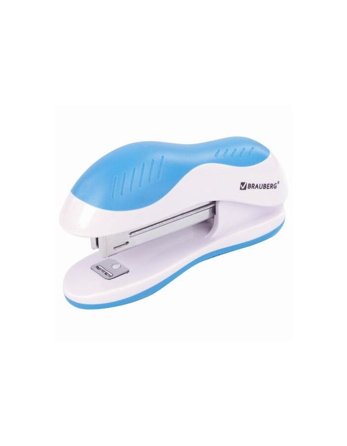 Степлер №10 BRAUBERG "JET", до 15 листов, эргономичный, бело-голубой, 228579
Степлер №10 BRAUBERG "JET", до 15 листов, эргономичный, бело-голубой, 228579