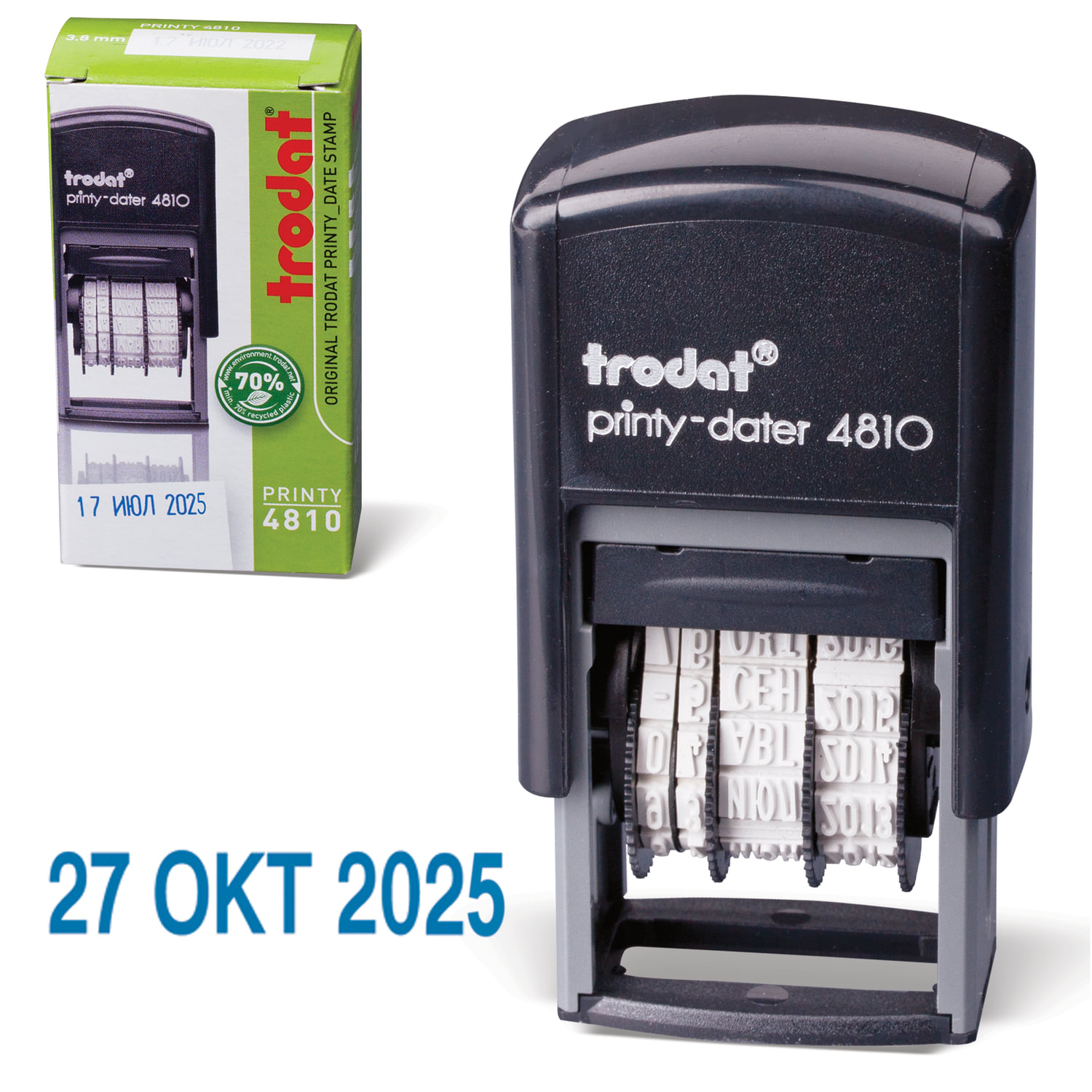 Датер-мини TRODAT 4810, месяц буквами (Австрия)
Датер-мини TRODAT 4810, месяц буквами (Австрия)