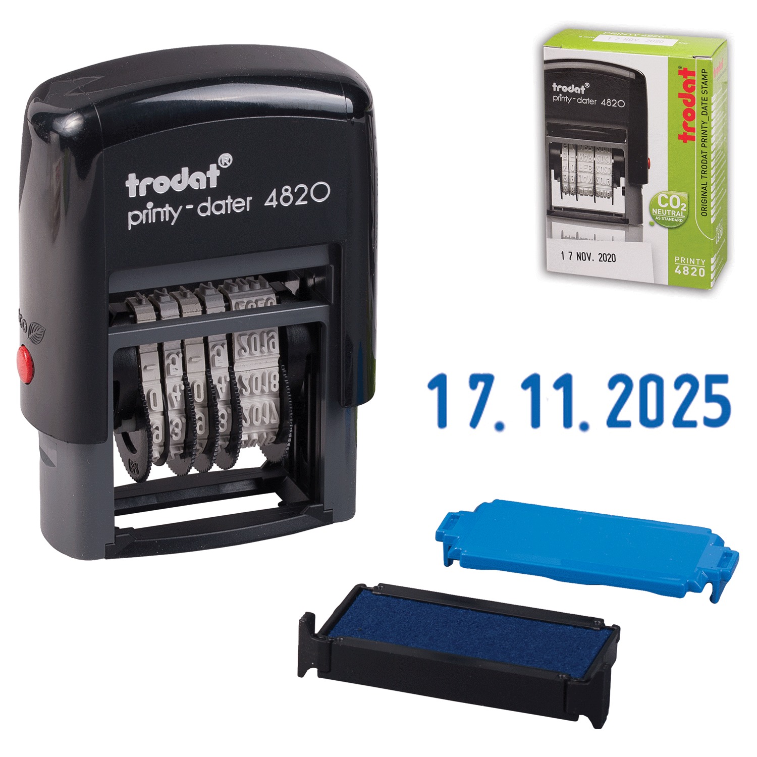 Датер-мини месяц цифрами, оттиск 22х4 мм, синий, TRODAT 4820 BANK, корпус черный, 82498
Датер-мини месяц цифрами, оттиск 22х4 мм, синий, TRODAT 4820 BANK, корпус черный, 82498