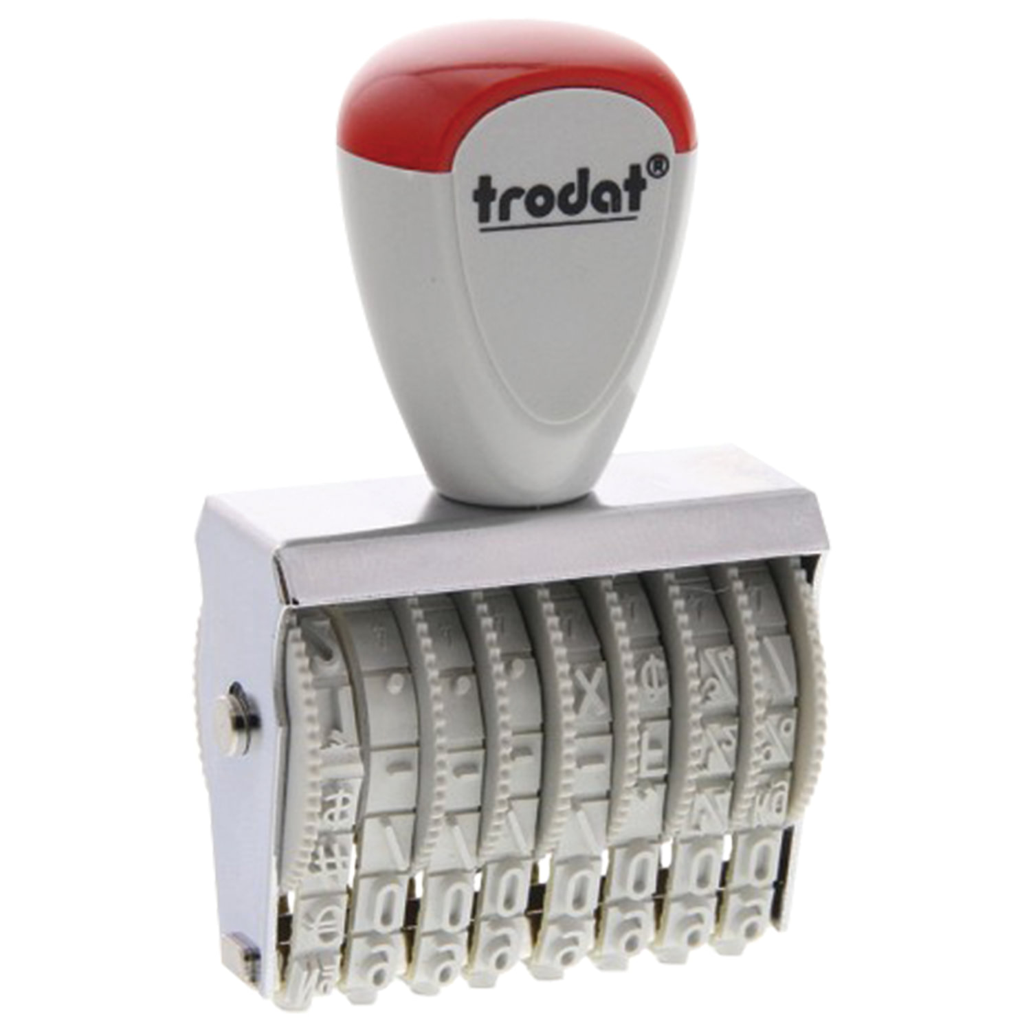 Нумератор ручной ленточный, 8 разрядов, оттиск 38х5 мм, TRODAT 1558, 86111
Нумератор ручной ленточный, 8 разрядов, оттиск 38х5 мм, TRODAT 1558, 86111