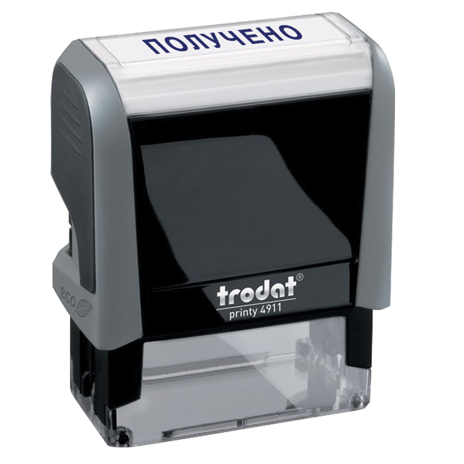 Штамп стандартный ПОЛУЧЕНО, оттиск 38х14 мм, синий, TRODAT 4911P4-1.1, 53557
Штамп стандартный ПОЛУЧЕНО, оттиск 38х14 мм, синий, TRODAT 4911P4-1.1, 53557