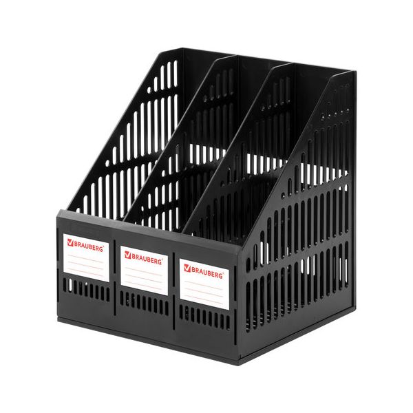 Лоток вертикальный для бумаг BRAUBERG SMART-MAXI (254х255х297 мм), 3 отделения, сетчатый, сборный, черный, 231525
Лоток вертикальный для бумаг BRAUBERG SMART-MAXI (254х255х297 мм), 3 отделения, сетчатый, сборный, черный, 231525