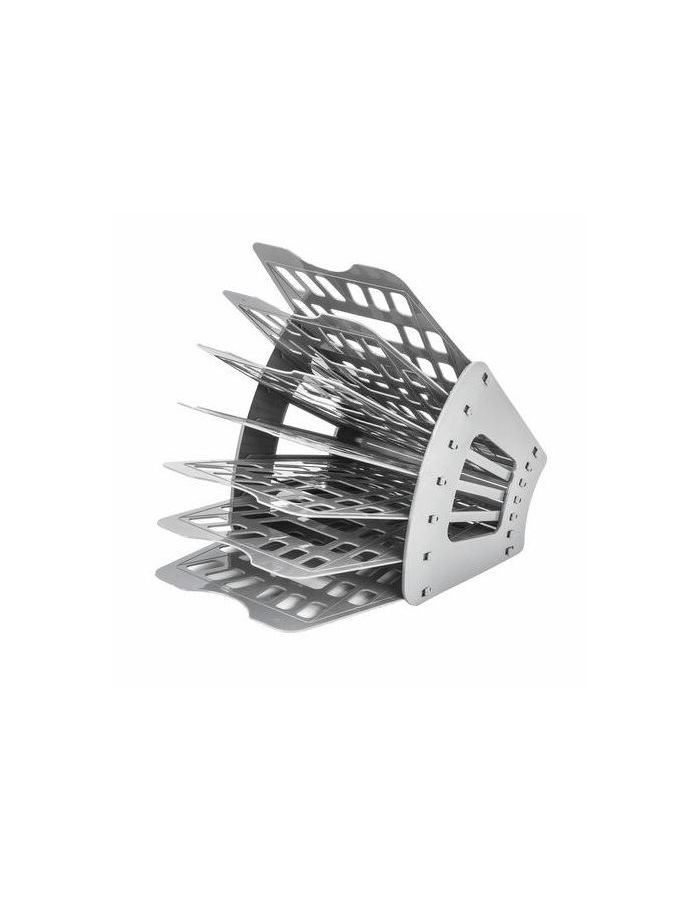 Лоток для бумаг веерный BRAUBERG "Basic" 7-ми секционный, 6 отделений, сетчатый, серый, 237020
Лоток для бумаг веерный BRAUBERG "Basic" 7-ми секционный, 6 отделений, сетчатый, серый, 237020