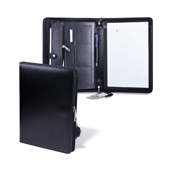 Папка из натуральной кожи на молнии, 340х250х30 мм, черная, 8-011
Папка из натуральной кожи на молнии, 340х250х30 мм, черная, 8-011