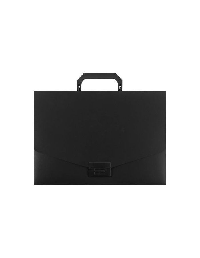 Портфель пластиковый STAFF А4 (320х225х36 мм), без отделений, черный, 229241
Портфель пластиковый STAFF А4 (320х225х36 мм), без отделений, черный, 229241