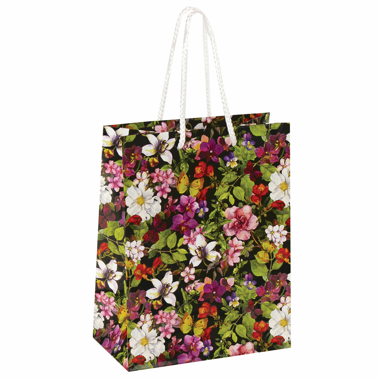 606577, (цена за 12 шт.) Пакет подарочный 17,8x9,8x22,9 см, ЗОЛОТАЯ СКАЗКА "Цветочный принт", ламинированный, 606577
606577, (цена за 12 шт.) Пакет подарочный 17,8x9,8x22,9 см, ЗОЛОТАЯ СКАЗКА "Цветочный принт", ламинированный, 606577