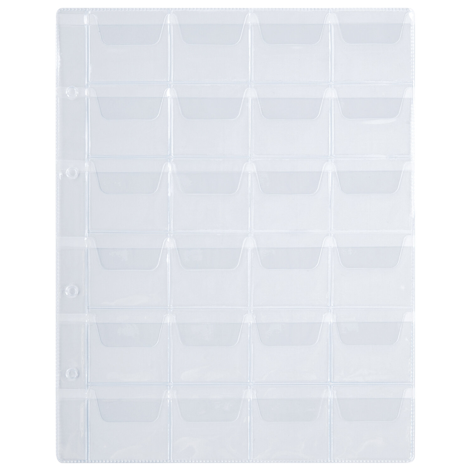 238084, Листы-вкладыши для альбома "OPTIMA" на 24 монеты d до 38 мм, КОМПЛЕКТ 10 шт., 200х250 мм, ПВХ, STAFF, 238084
238084, Листы-вкладыши для альбома "OPTIMA" на 24 монеты d до 38 мм, КОМПЛЕКТ 10 шт., 200х250 мм, ПВХ, STAFF, 238084