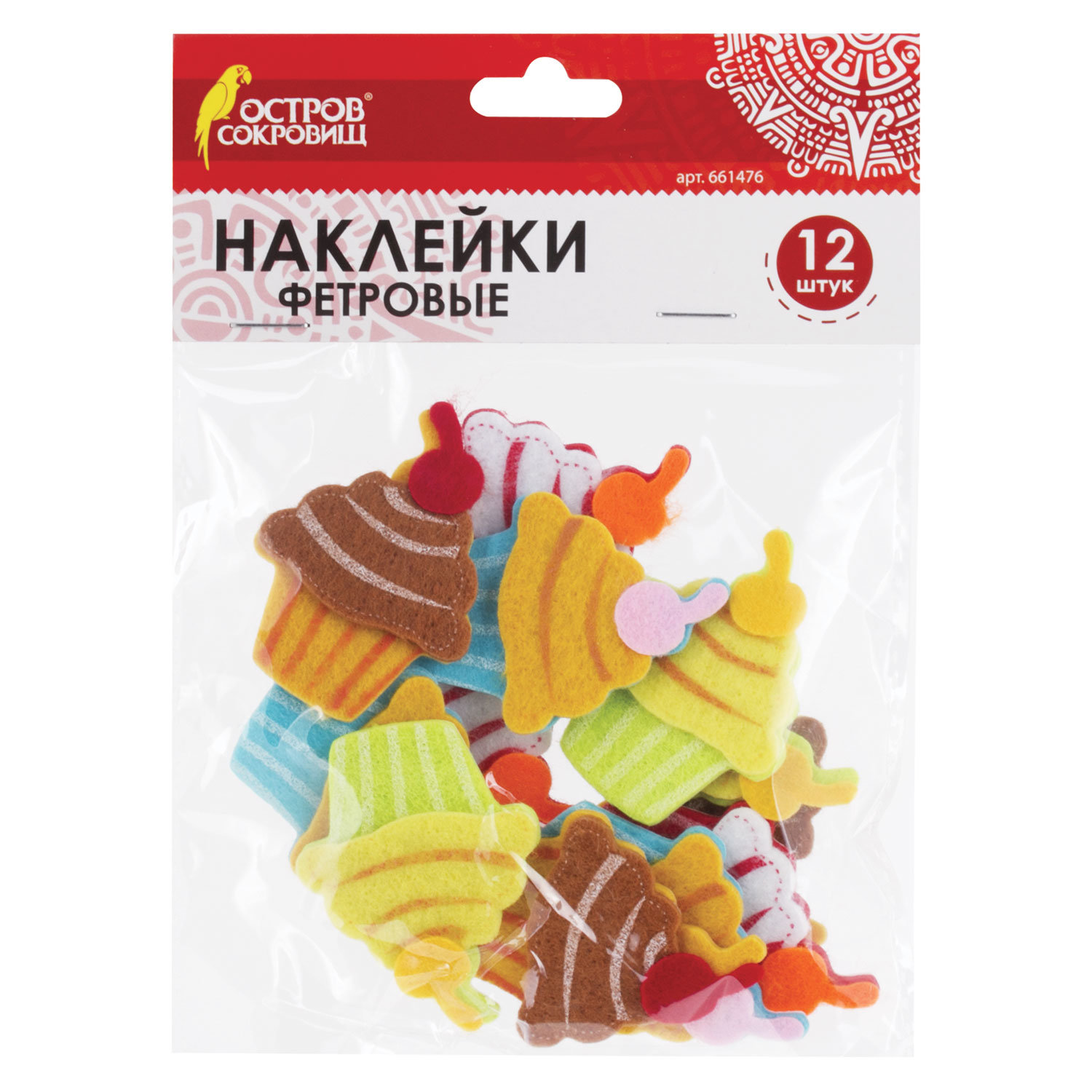 Наклейки из фетра Пирожные, 12 шт., ассорти, ОСТРОВ СОКРОВИЩ, 661476, (8 шт.)
Наклейки из фетра Пирожные, 12 шт., ассорти, ОСТРОВ СОКРОВИЩ, 661476, (8 шт.)