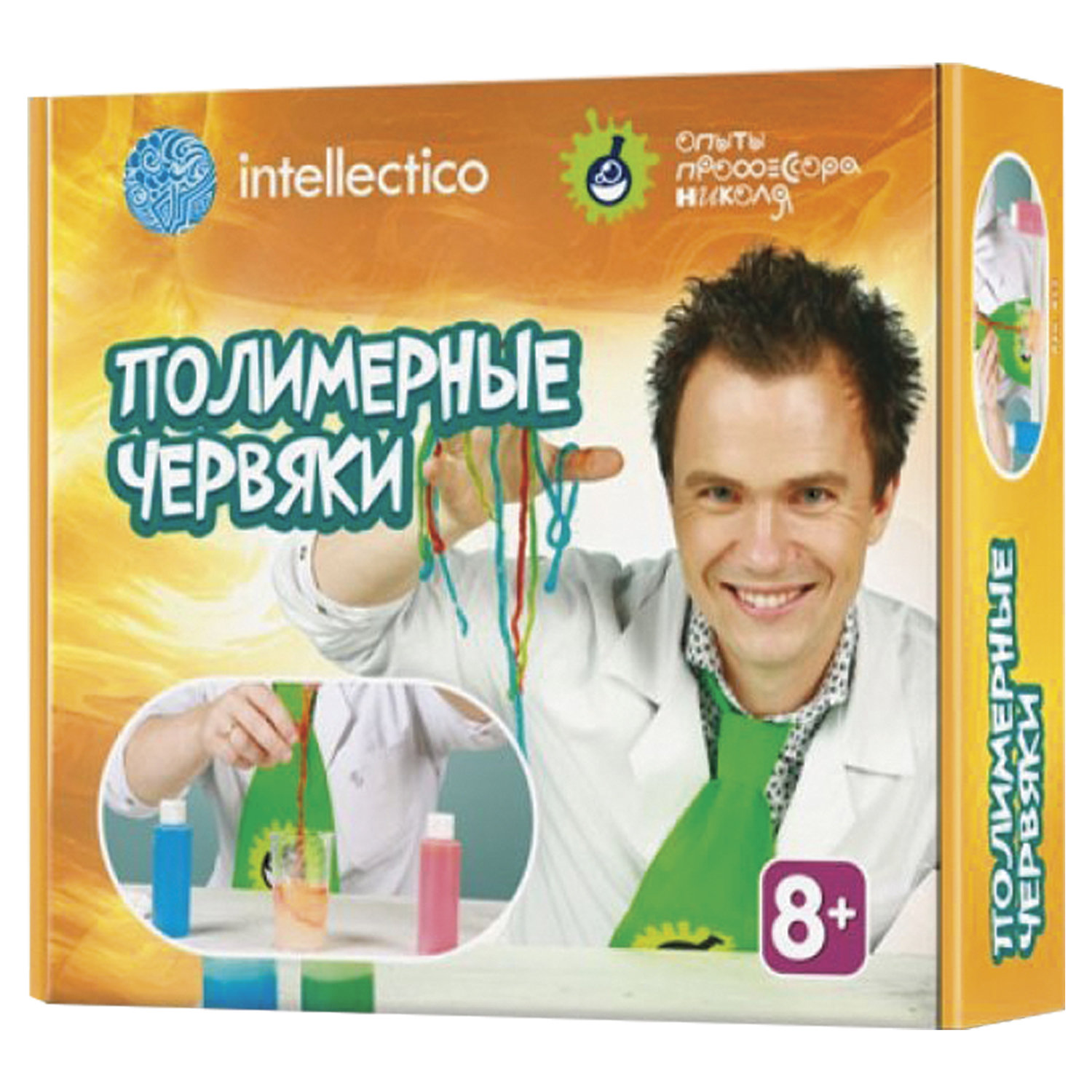 Набор для экспериментов Опыты профессора Николя. Полимерные червяки, INTELLECTICO, 853
Набор для экспериментов Опыты профессора Николя. Полимерные червяки, INTELLECTICO, 853