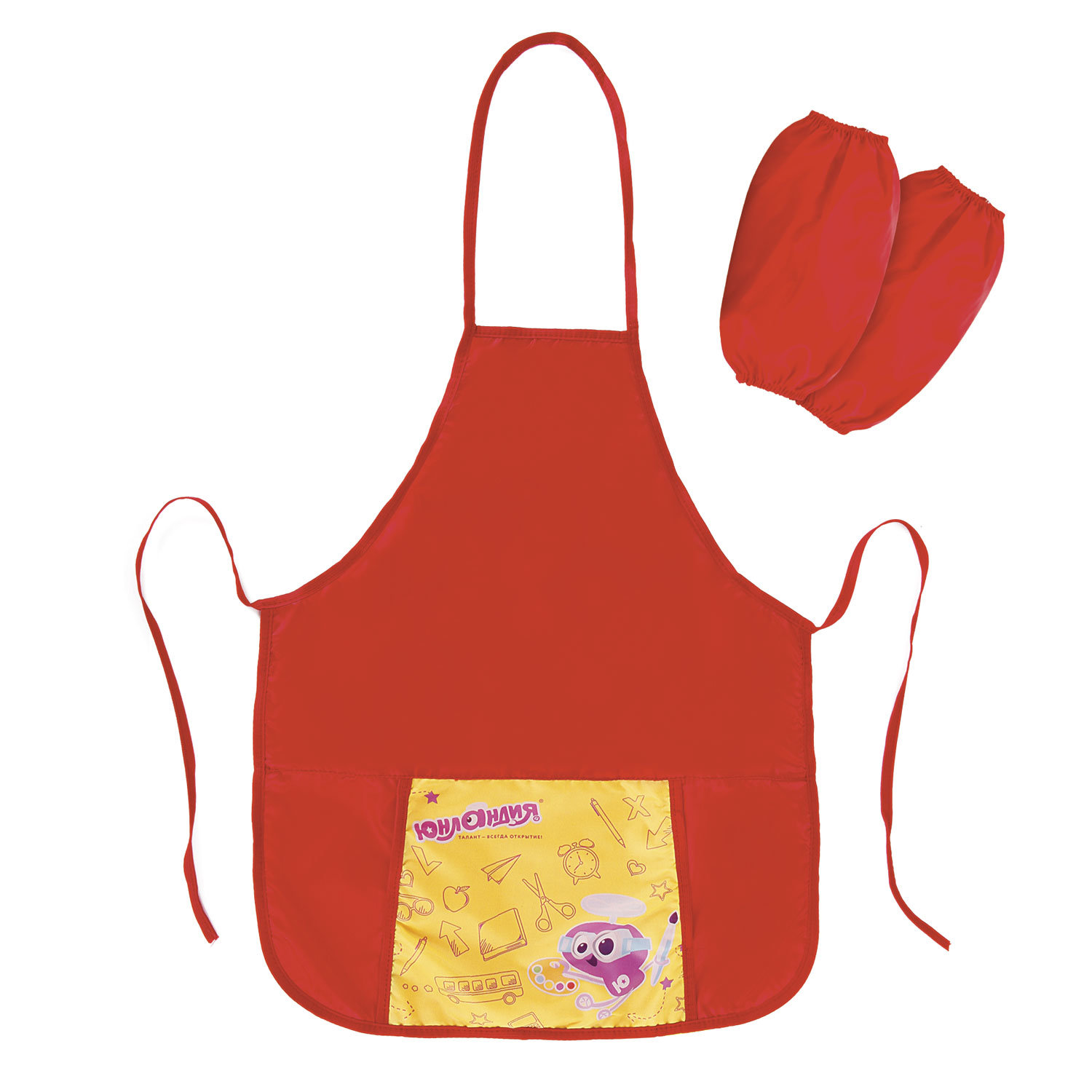 Фартук для труда и занятий творчеством ЮНЛАНДИЯ с нарукавниками, 44х55 см, красный, 228347
Фартук для труда и занятий творчеством ЮНЛАНДИЯ с нарукавниками, 44х55 см, красный, 228347