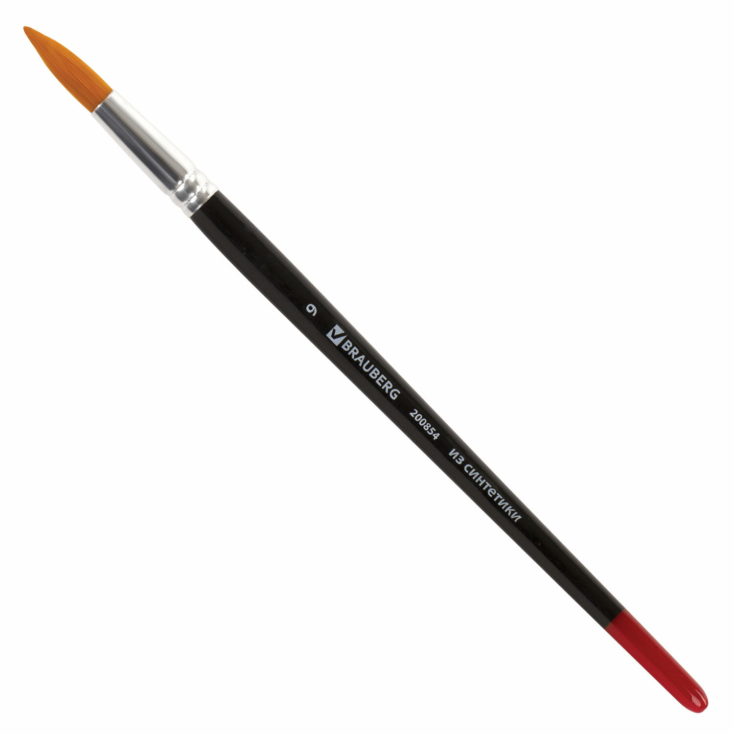 200854, Кисть BRAUBERG синтетика, круглая, №9, 200854
200854, Кисть BRAUBERG синтетика, круглая, №9, 200854