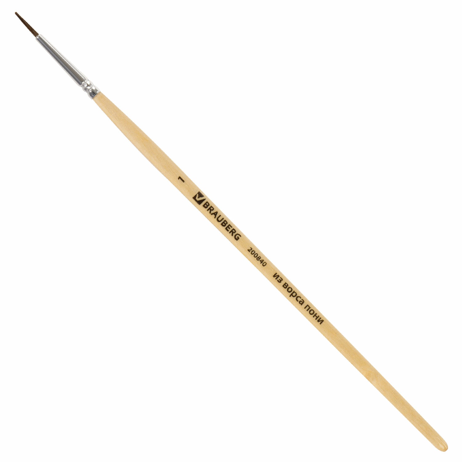 200840, (цена за 30 шт.) Кисть BRAUBERG, пони, круглая, №1, 200840
200840, (цена за 30 шт.) Кисть BRAUBERG, пони, круглая, №1, 200840