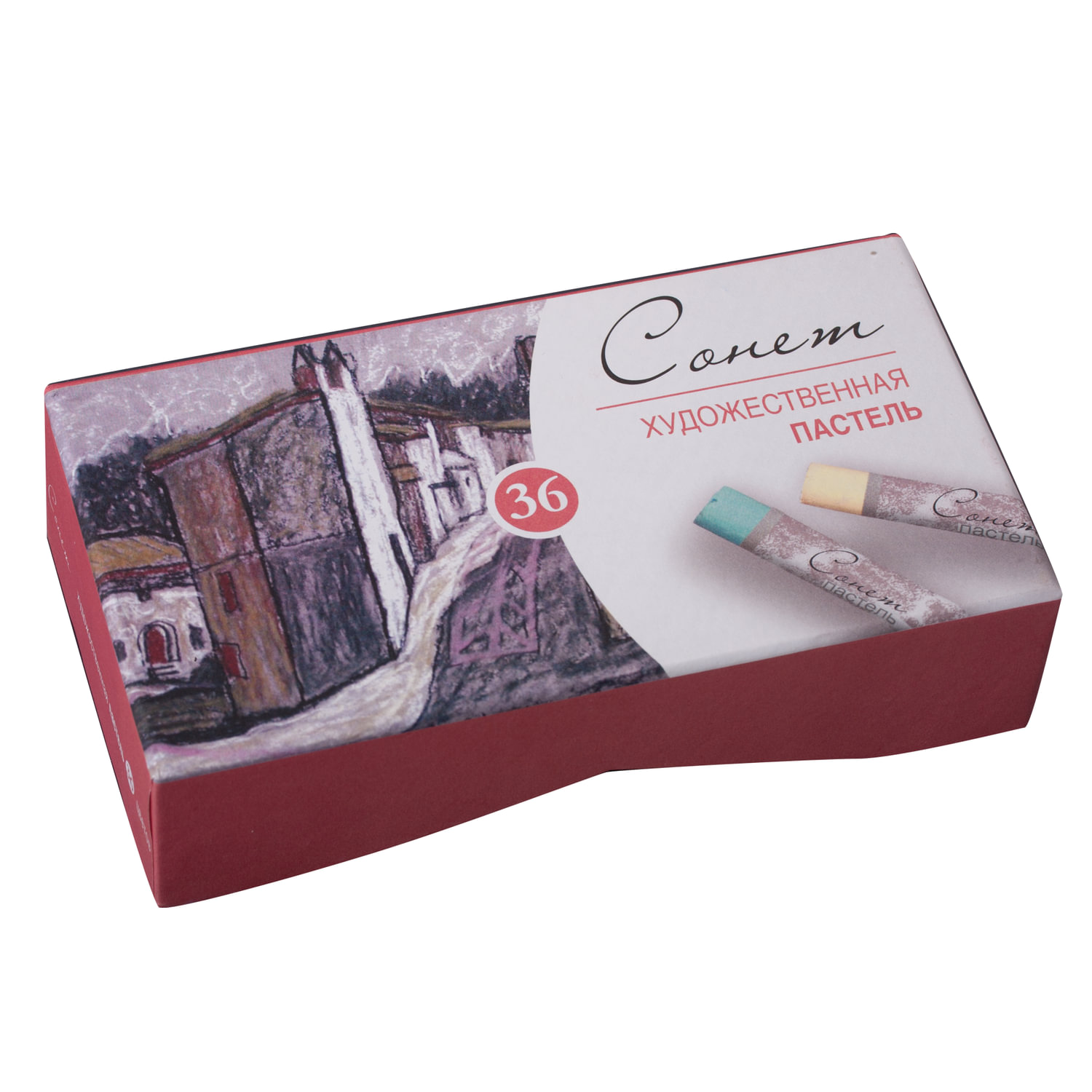 Пастель сухая художественная Сонет, 36 цветов, круглое сечение, 7141225
Пастель сухая художественная Сонет, 36 цветов, круглое сечение, 7141225