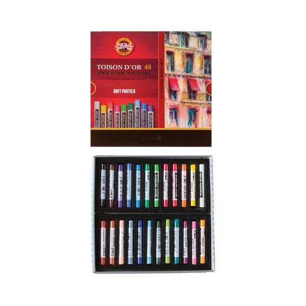 Пастель сухая 48 ЦВЕТОВ KOH-I-NOOR "Toison D'or", мягкая, 8516/48, 8516048005KS
Пастель сухая 48 ЦВЕТОВ KOH-I-NOOR "Toison D'or", мягкая, 8516/48, 8516048005KS