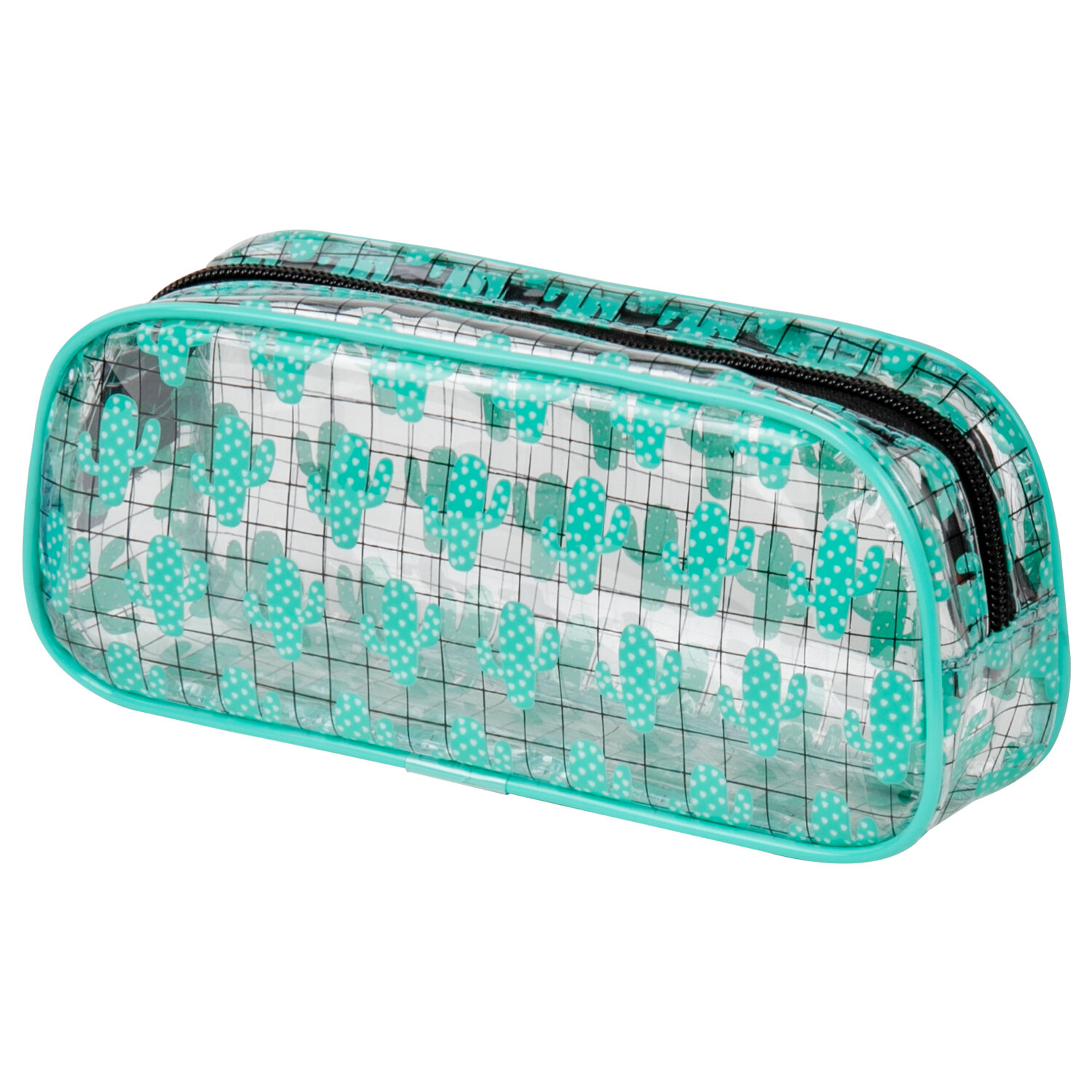 270053, Пенал-косметичка BRAUBERG LUCENT на молнии, прозрачный, "Cactus", 21х5х9 см, 270053
270053, Пенал-косметичка BRAUBERG LUCENT на молнии, прозрачный, "Cactus", 21х5х9 см, 270053