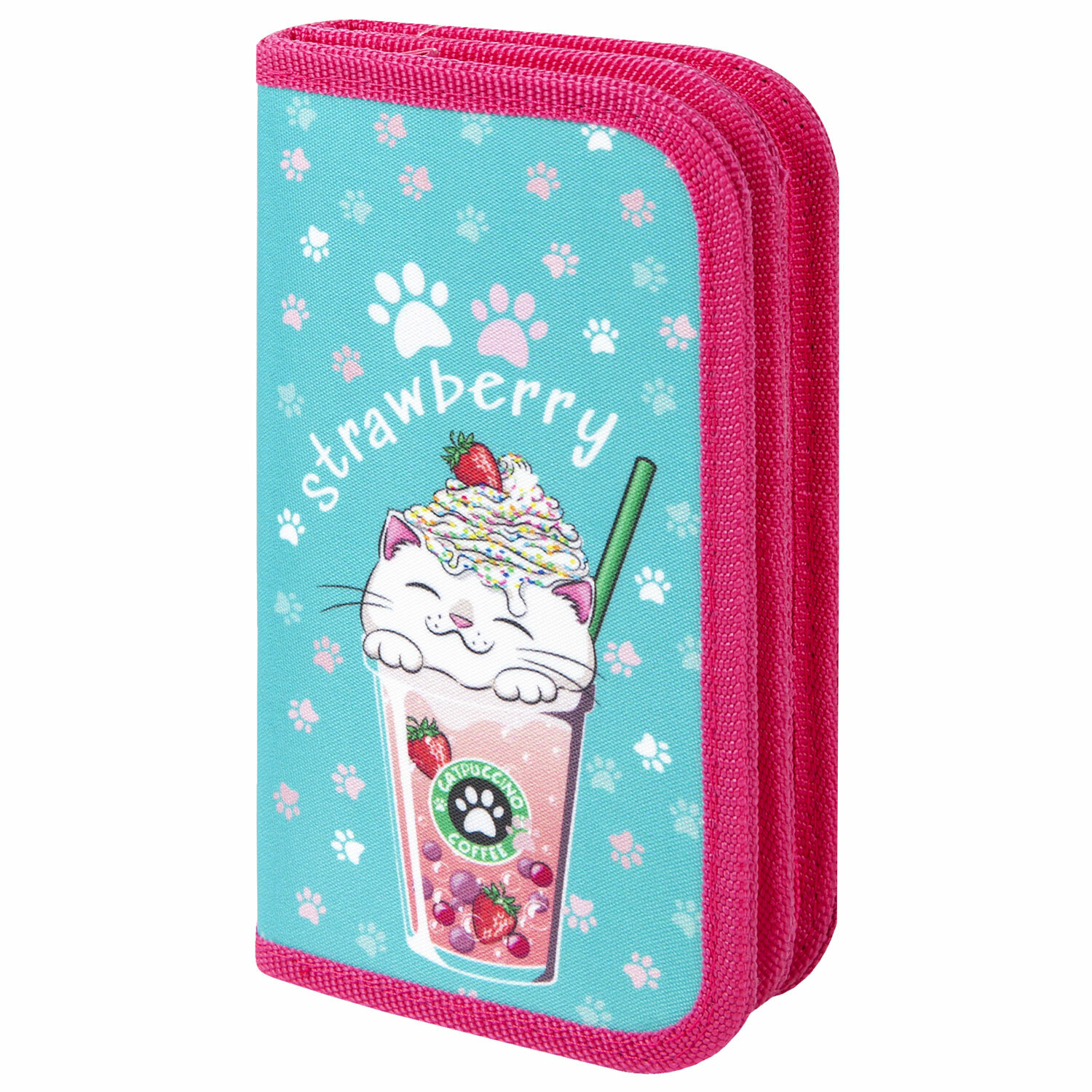 271023, Пенал ЮНЛАНДИЯ, 2 отделения, полиэстер, 19х11 см, "Yummy cat", 271023
271023, Пенал ЮНЛАНДИЯ, 2 отделения, полиэстер, 19х11 см, "Yummy cat", 271023