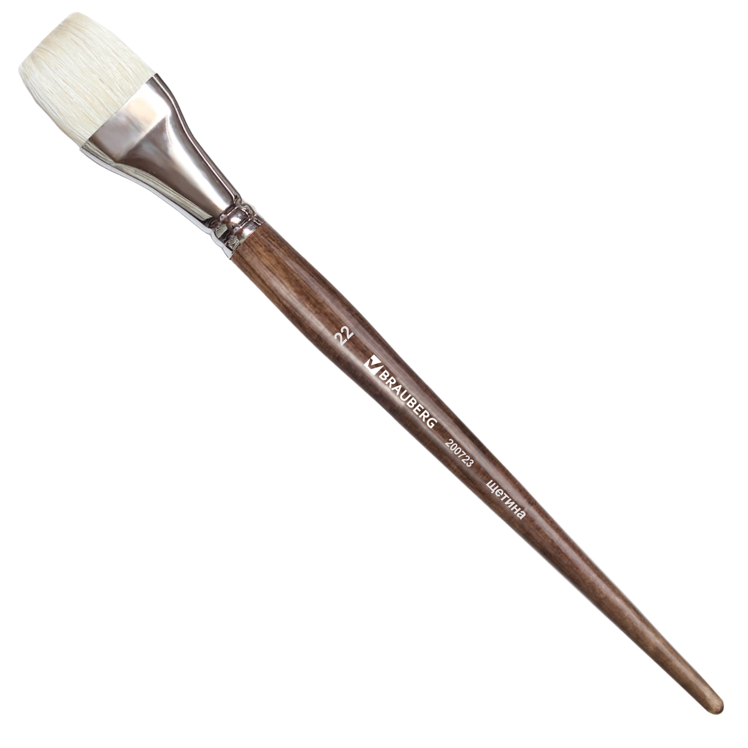 Кисть художественная профессиональная BRAUBERG ART CLASSIC, щетина, плоская, № 22, длинная ручка
Кисть художественная профессиональная BRAUBERG ART CLASSIC, щетина, плоская, № 22, длинная ручка