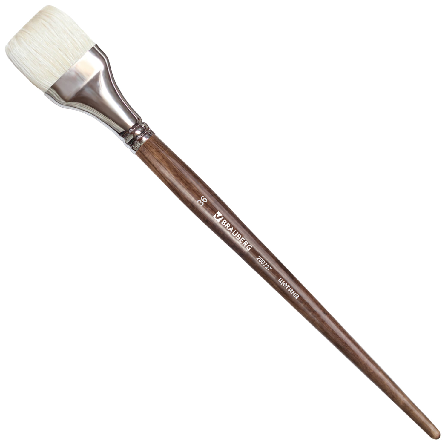 Кисть художественная профессиональная BRAUBERG ART CLASSIC, щетина, плоская, № 36, длинная ручка
Кисть художественная профессиональная BRAUBERG ART CLASSIC, щетина, плоская, № 36, длинная ручка