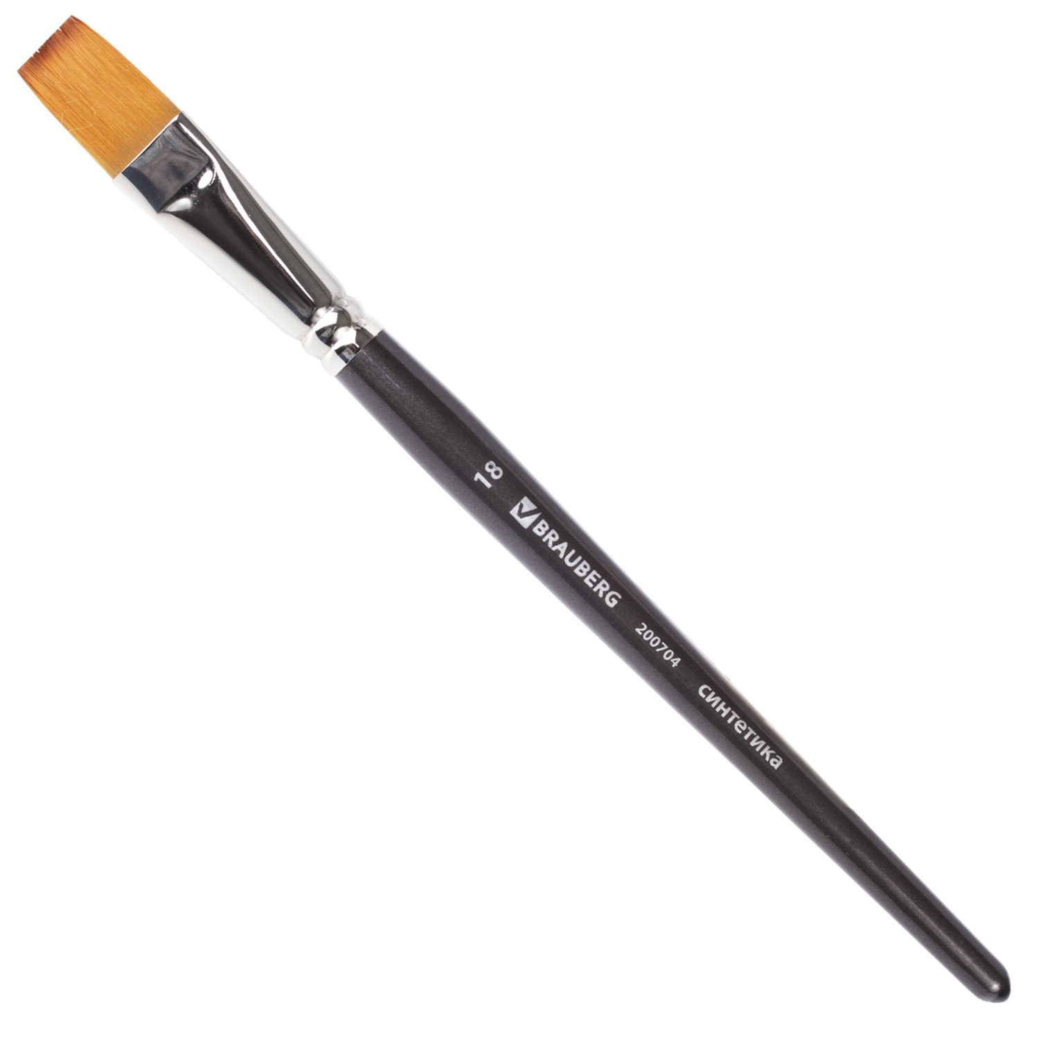 Кисть художественная профессиональная BRAUBERG ART CLASSIC, синтетика мягкая, под колонок, плоская, № 18, короткая ручка
Кисть художественная профессиональная BRAUBERG ART CLASSIC, синтетика мягкая, под колонок, плоская, № 18, короткая ручка