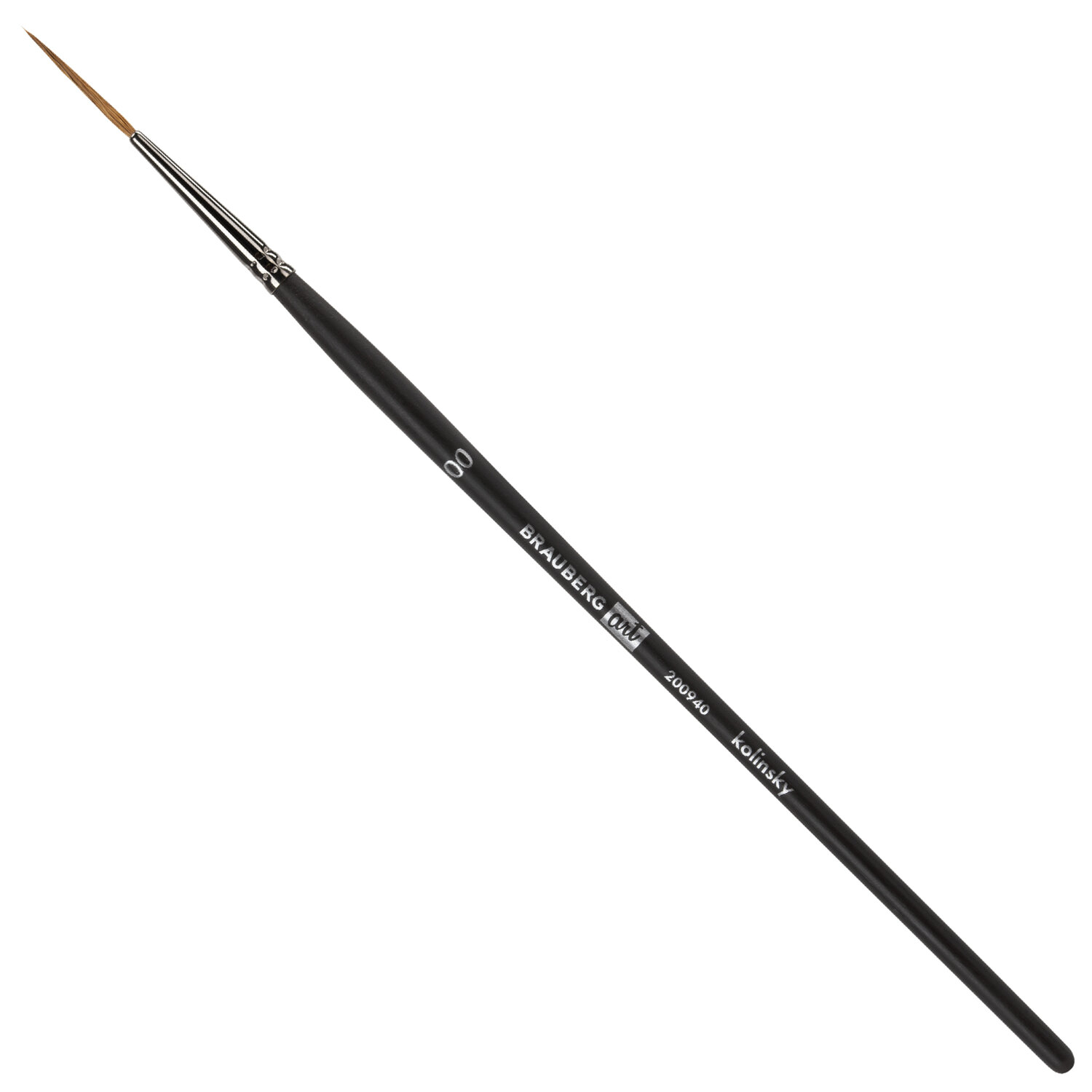 200940, Кисть художественная проф. BRAUBERG ART CLASSIC, колонок, лайнер, № 00, короткая ручка, 200940
200940, Кисть художественная проф. BRAUBERG ART CLASSIC, колонок, лайнер, № 00, короткая ручка, 200940