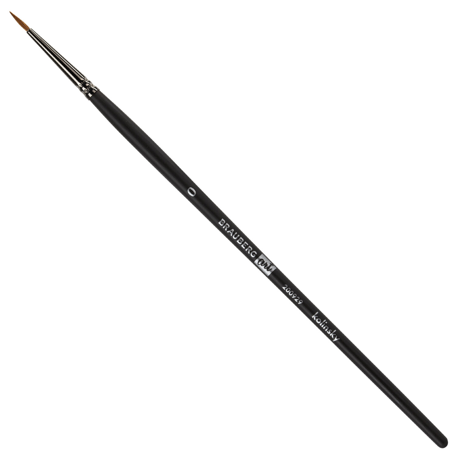 200929, Кисть художественная проф. BRAUBERG ART CLASSIC, колонок, круглая, № 0, короткая ручка, 200929
200929, Кисть художественная проф. BRAUBERG ART CLASSIC, колонок, круглая, № 0, короткая ручка, 200929