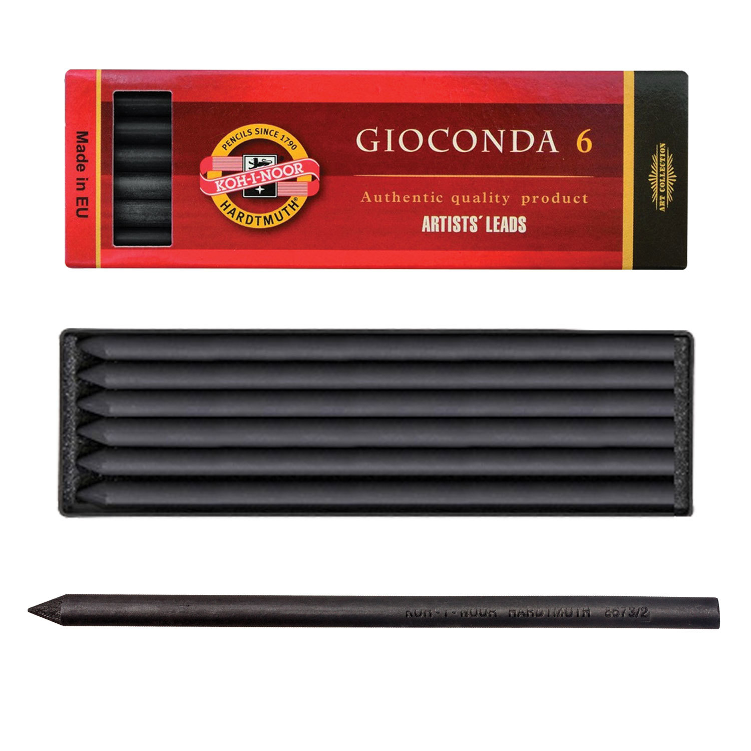 Уголь искусственный для рисования KOH-I-NOOR, набор 6 шт., Gioconda, средней мягкости, заточенный, пластиковая коробка, 8673002005PK
Уголь искусственный для рисования KOH-I-NOOR, набор 6 шт., Gioconda, средней мягкости, заточенный, пластиковая коробка, 8673002005PK