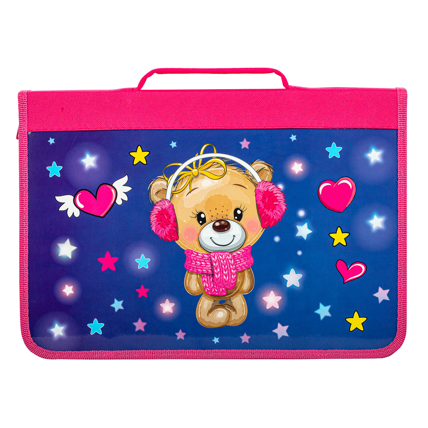 270990, Папка для труда на молнии BRAUBERG А4 с ручкой, 1 отделение, картон, органайзер, "Smiling bear", 270990
270990, Папка для труда на молнии BRAUBERG А4 с ручкой, 1 отделение, картон, органайзер, "Smiling bear", 270990