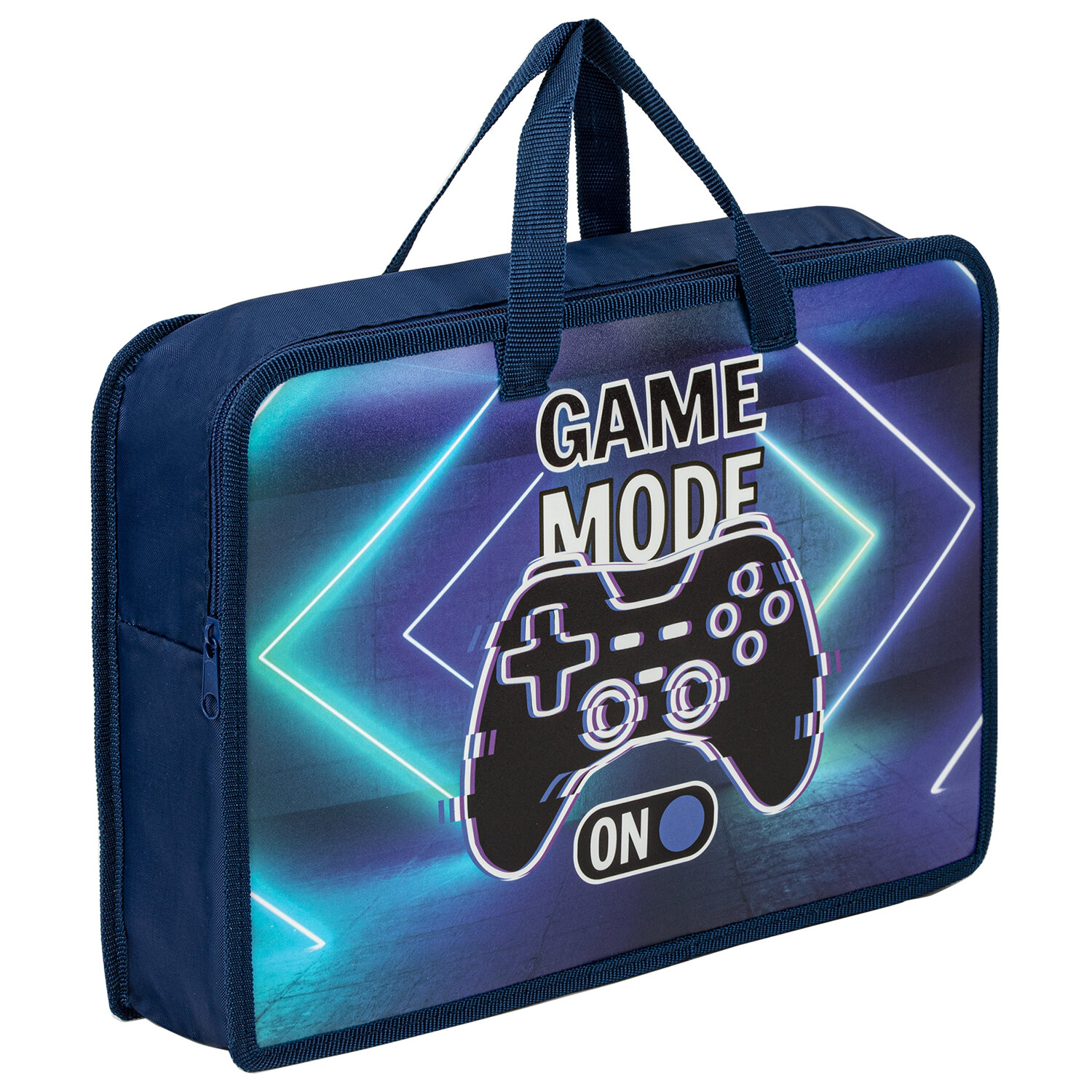 270957, Папка на молнии с ручками ЮНЛАНДИЯ А4, 1 отделение, пластик, ширина 75 мм, "Game mode", 270957
270957, Папка на молнии с ручками ЮНЛАНДИЯ А4, 1 отделение, пластик, ширина 75 мм, "Game mode", 270957