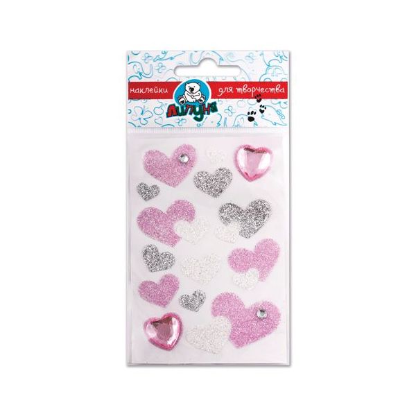 Наклейки ЛИПУНЯ Блестящие сердечки, с европодвесом, JGS004
Наклейки ЛИПУНЯ Блестящие сердечки, с европодвесом, JGS004