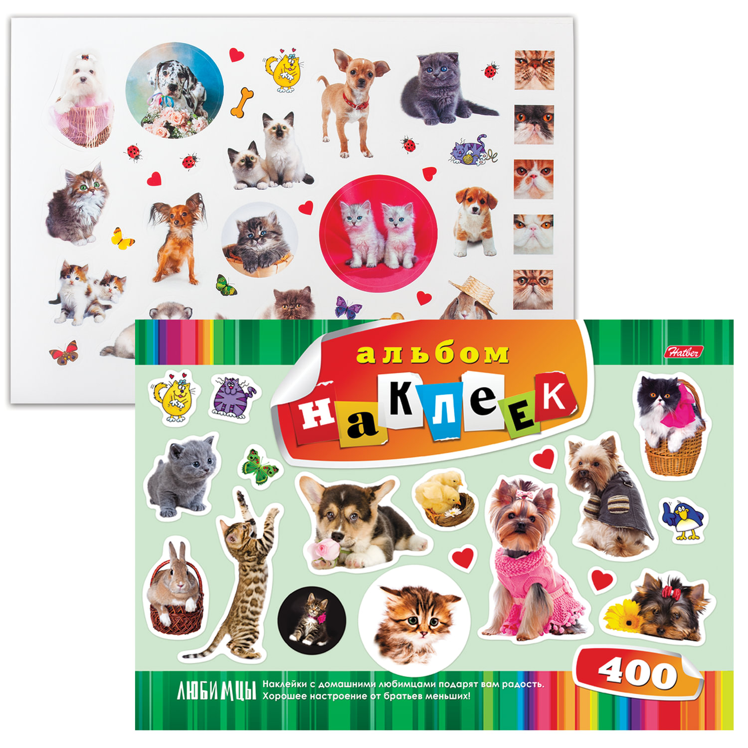 Альбом наклеек, А4, 12 л., HATBER, 400 наклеек, Любимцы, 12Ан4 12641, O162309
Альбом наклеек, А4, 12 л., HATBER, 400 наклеек, Любимцы, 12Ан4 12641, O162309