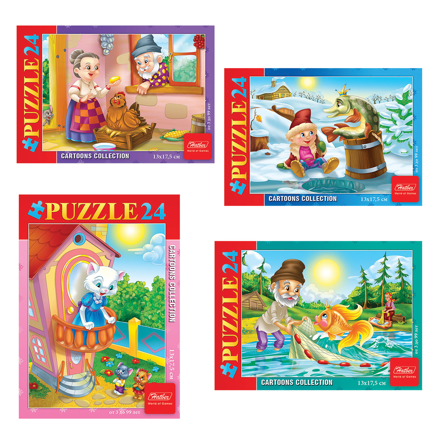 Пазл MINI, 24 элемента, А5, Сказки (4 дизайна), 130х175 мм, 24ПЗ5, U135471, (20 шт.)
Пазл MINI, 24 элемента, А5, Сказки (4 дизайна), 130х175 мм, 24ПЗ5, U135471, (20 шт.)