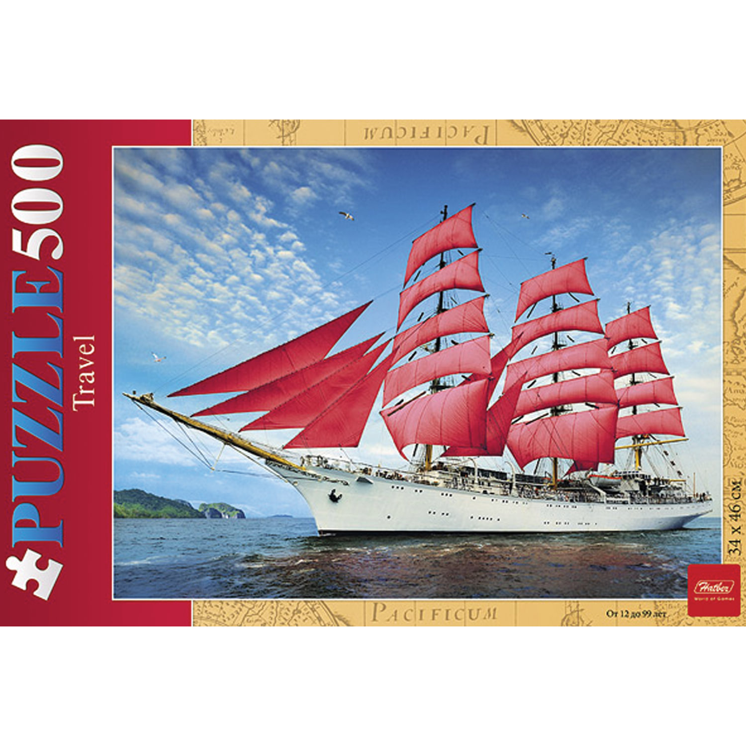 Пазл STANDARD, 500 элементов, А2, Алые паруса, 340х460 мм, 500ПЗ2 06514, U200247
Пазл STANDARD, 500 элементов, А2, Алые паруса, 340х460 мм, 500ПЗ2 06514, U200247