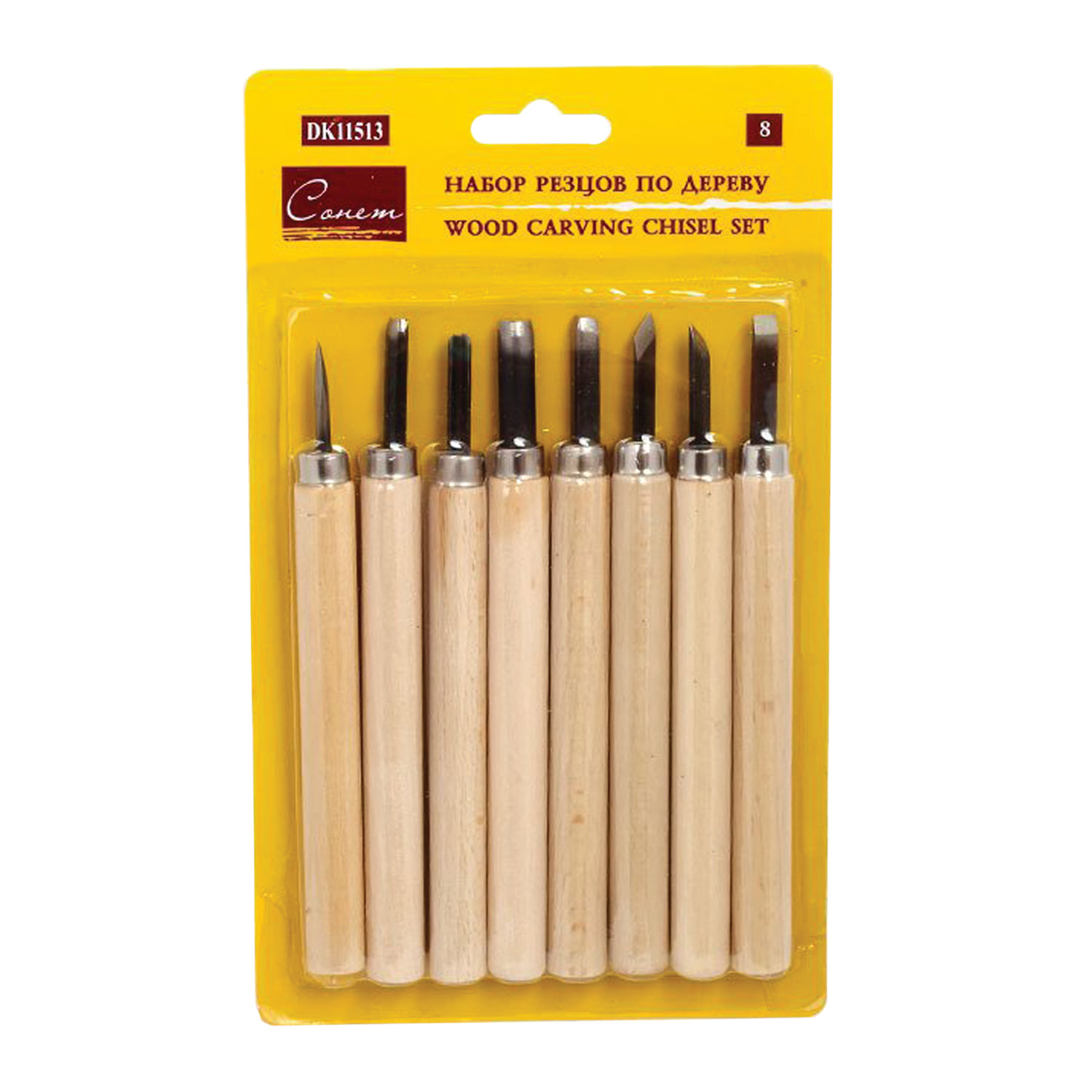 Резцы по дереву, набор 8 шт., блистер, DK11513
Резцы по дереву, набор 8 шт., блистер, DK11513