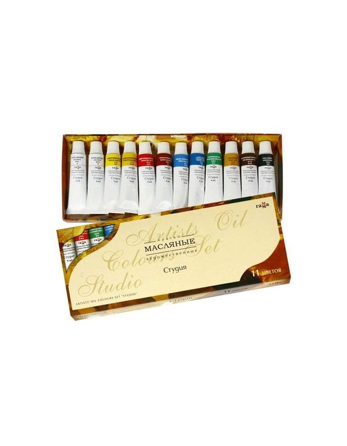 Краски масляные художественные ГАММА Студия, НАБОР 10 цветов по 9 мл + 2 белых цвета, в тубах, 203007
Краски масляные художественные ГАММА Студия, НАБОР 10 цветов по 9 мл + 2 белых цвета, в тубах, 203007