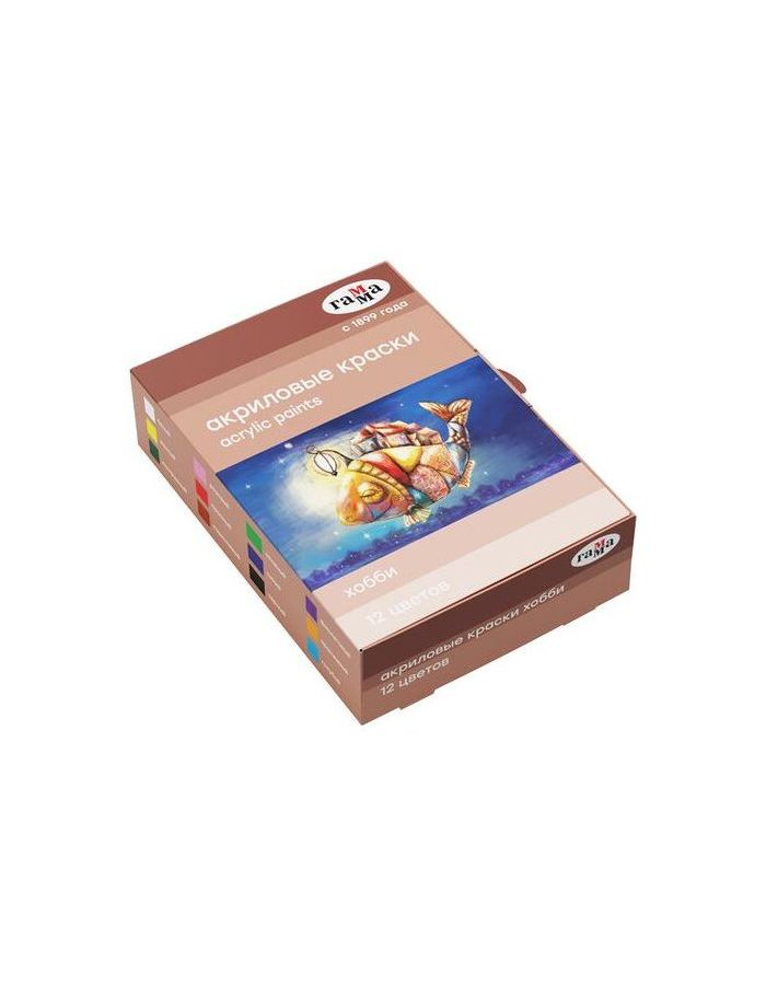 Краски акриловые ГАММА Лицей, 12 цветов по 20 мл, в баночках, 242002
Краски акриловые ГАММА Лицей, 12 цветов по 20 мл, в баночках, 242002