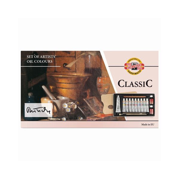 Краски масляные художественные KOH-I-NOOR "Classic", 9 цветов по 16 мл, белила 40 мл, 16160400000
Краски масляные художественные KOH-I-NOOR "Classic", 9 цветов по 16 мл, белила 40 мл, 16160400000