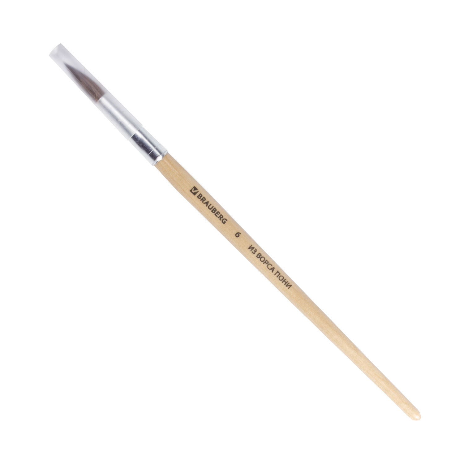 Кисть BRAUBERG, из ворса пони, круглая, № 6, 200192, (30 шт.)
Кисть BRAUBERG, из ворса пони, круглая, № 6, 200192, (30 шт.)