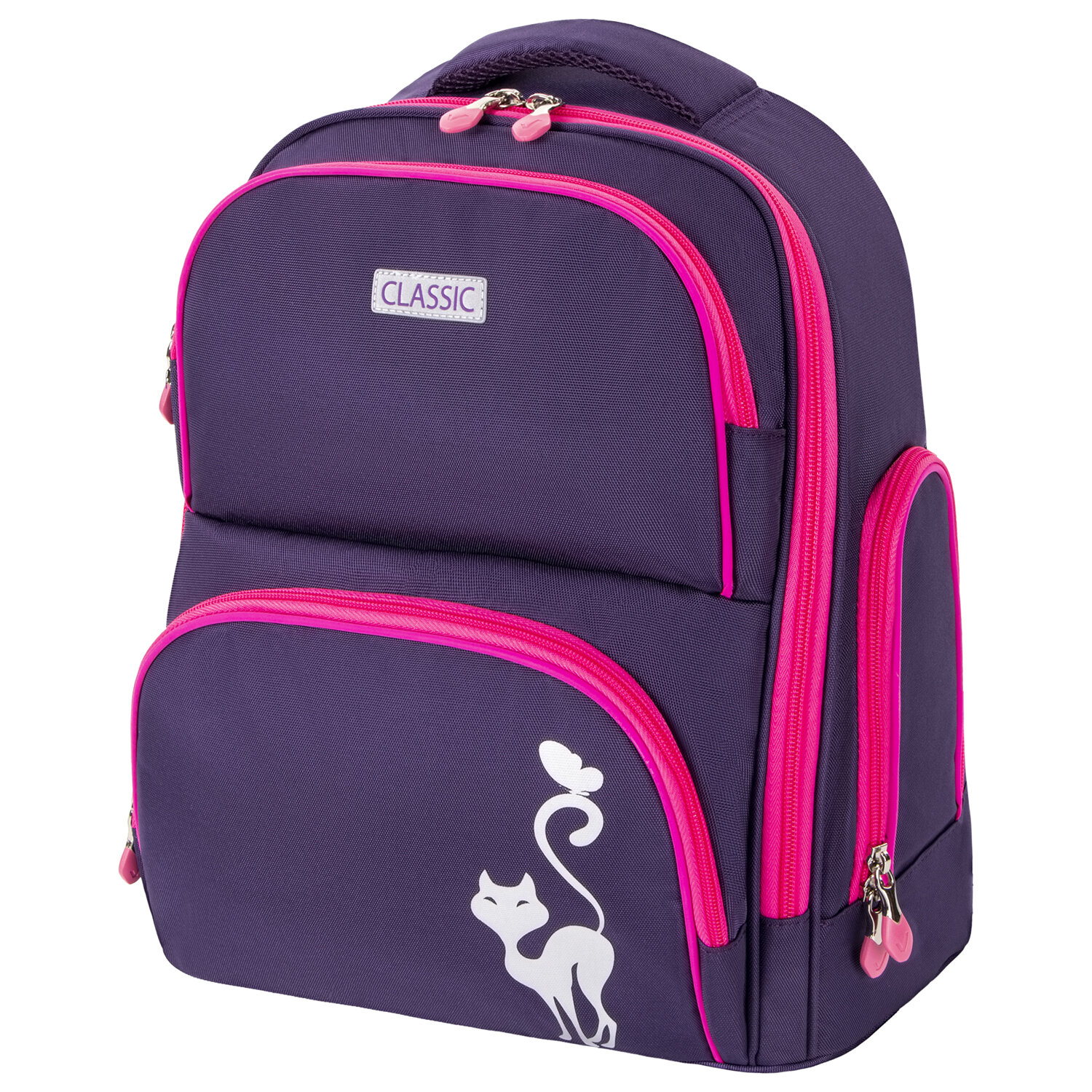 270087, Рюкзак BRAUBERG CLASSIC, легкий каркас, премиум материал, Graceful cat, фиолетовый, 37х32х21 см, 270087
270087, Рюкзак BRAUBERG CLASSIC, легкий каркас, премиум материал, Graceful cat, фиолетовый, 37х32х21 см, 270087