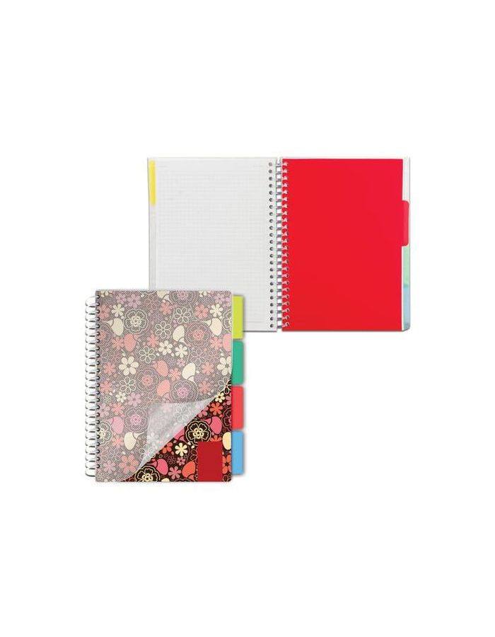 Тетрадь-блокнот 150 л., A5, 170x215 мм BRAUBERG, клетка, гребень, обложка пластиковая, 4 разделителя, Foxy Lady, 4 вида, 401794
Тетрадь-блокнот 150 л., A5, 170x215 мм BRAUBERG, клетка, гребень, обложка пластиковая, 4 разделителя, Foxy Lady, 4 вида, 401794