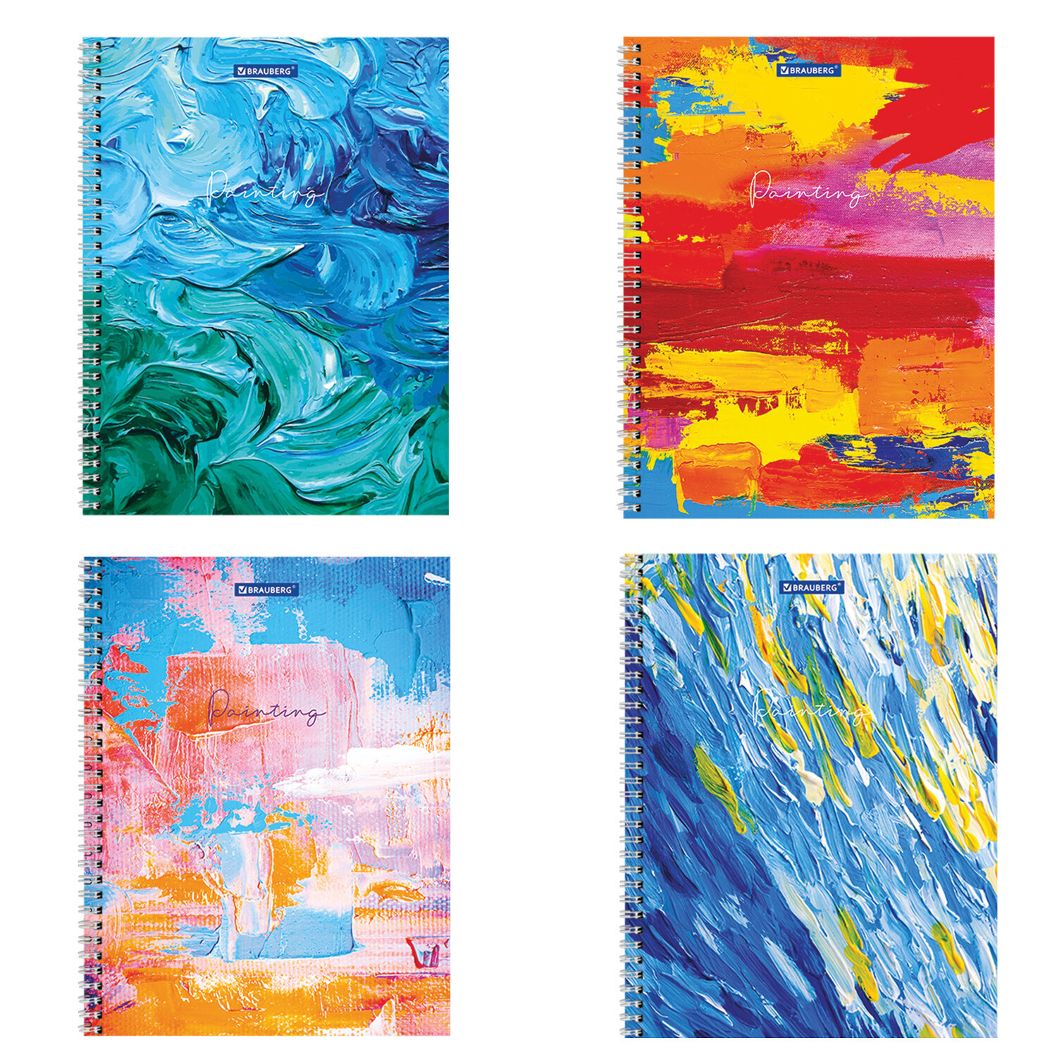 404072, Тетрадь А4, 120 л., BRAUBERG гребень, клетка, обложка картон, "Painting", 404072
404072, Тетрадь А4, 120 л., BRAUBERG гребень, клетка, обложка картон, "Painting", 404072