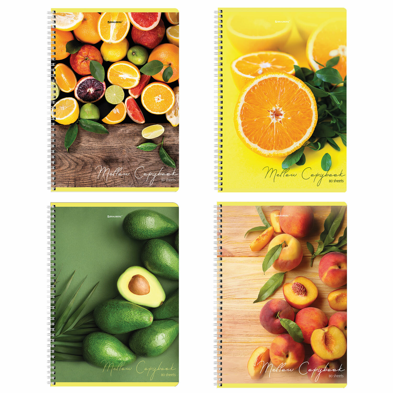 404051, Тетрадь А4, 80 л., BRAUBERG, гребень, клетка, обложка картон, "Фрукты", 404051
404051, Тетрадь А4, 80 л., BRAUBERG, гребень, клетка, обложка картон, "Фрукты", 404051