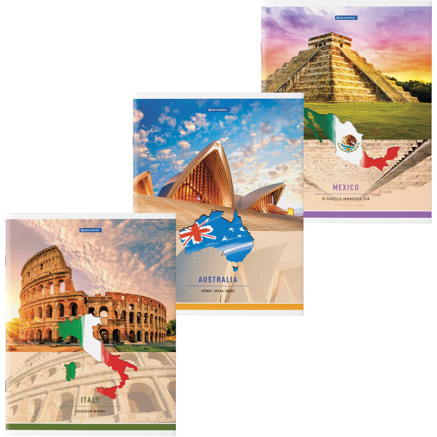 404039, (цена за 9 шт.) Тетрадь А4, 48 л., BRAUBERG, скоба, клетка, обложка картон, TRAVEL, 404039
404039, (цена за 9 шт.) Тетрадь А4, 48 л., BRAUBERG, скоба, клетка, обложка картон, TRAVEL, 404039