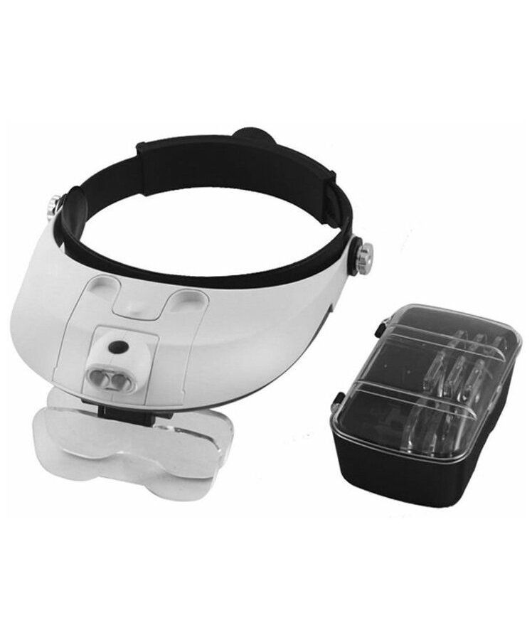 Лупа Kromatech налобная 1/2/3/4/5/6x, с подсветкой (2 LED) MG81001-G
Лупа Kromatech налобная 1/2/3/4/5/6x, с подсветкой (2 LED) MG81001-G