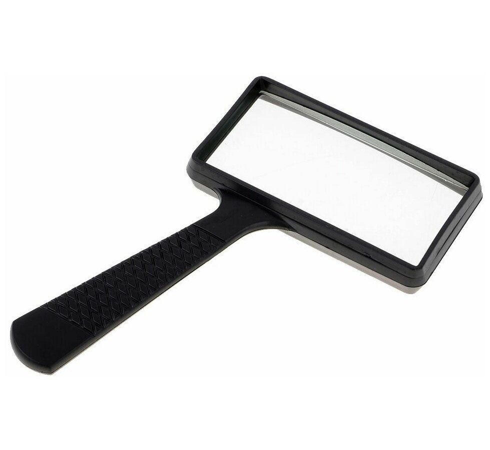 Лупа Kromatech ручная прямоугольная 3x, 100x50 мм, черная
Лупа Kromatech ручная прямоугольная 3x, 100x50 мм, черная