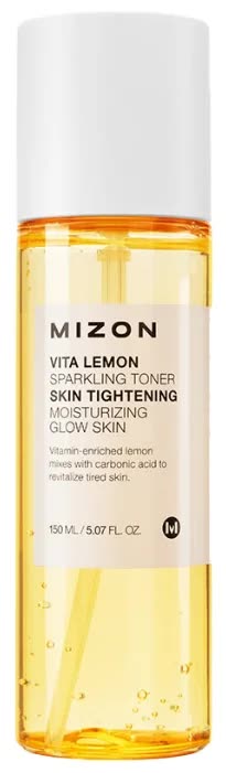 Витаминный тонер для сияния кожи Mizon Vita Lemon Sparkling Toner
Витаминный тонер для сияния кожи Mizon Vita Lemon Sparkling Toner