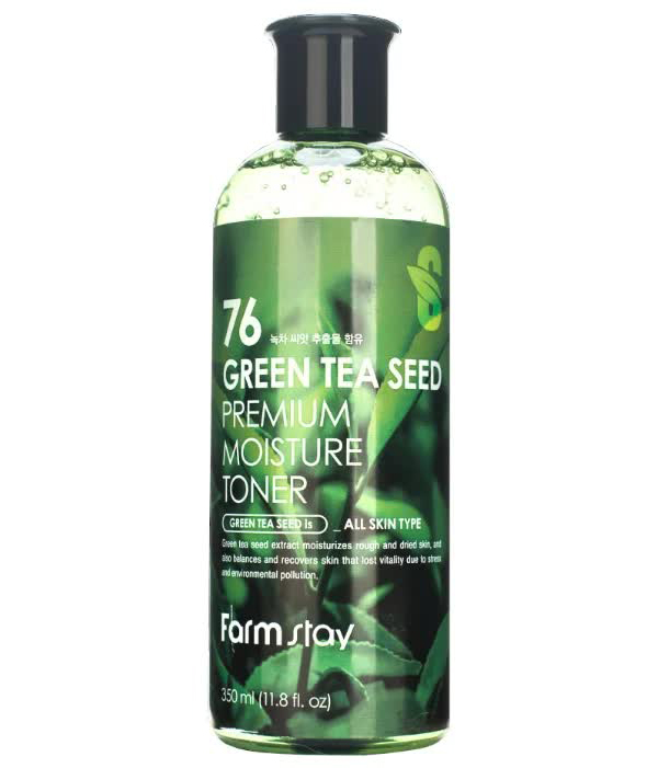 Тонер увлажняющий с семенами зеленого чая FarmStay Green Tea Seed Premium Moisture Toner 350 мл
Тонер увлажняющий с семенами зеленого чая FarmStay Green Tea Seed Premium Moisture Toner 350 мл